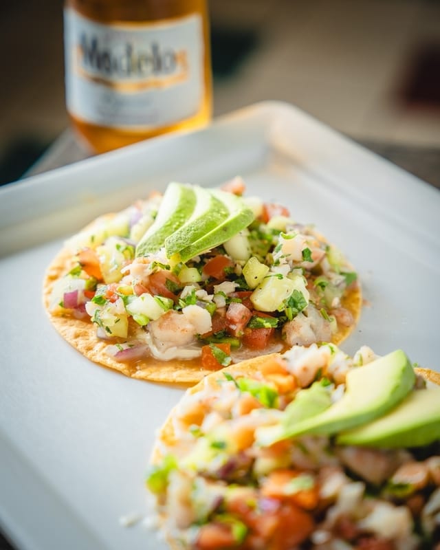 Tostadas Ceviche.