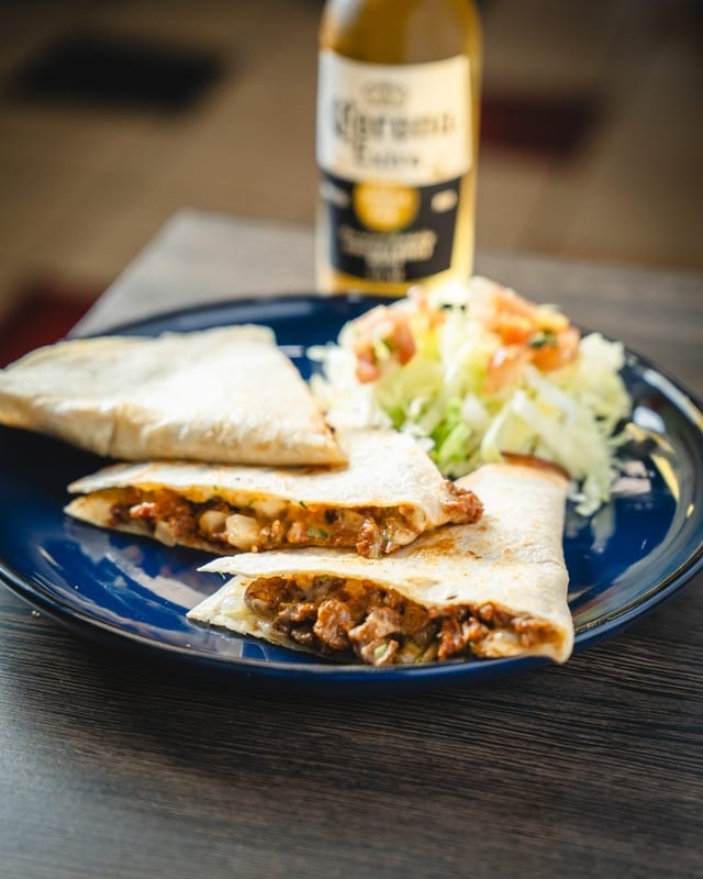 Quesadillas with Your Choice of Meat.
